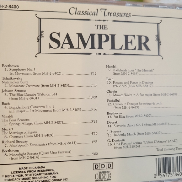 4 CDs Irish Bagpipes ~ Ocean Waves ~ Desert Winds ~ Classical Sampler ~ FINAL ! - Picture 11 of 12